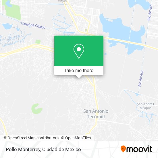 Pollo Monterrey map
