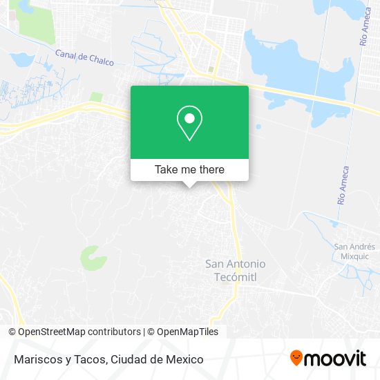 Mariscos y Tacos map
