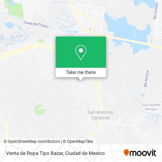 Venta de Ropa Tipo Bazar map