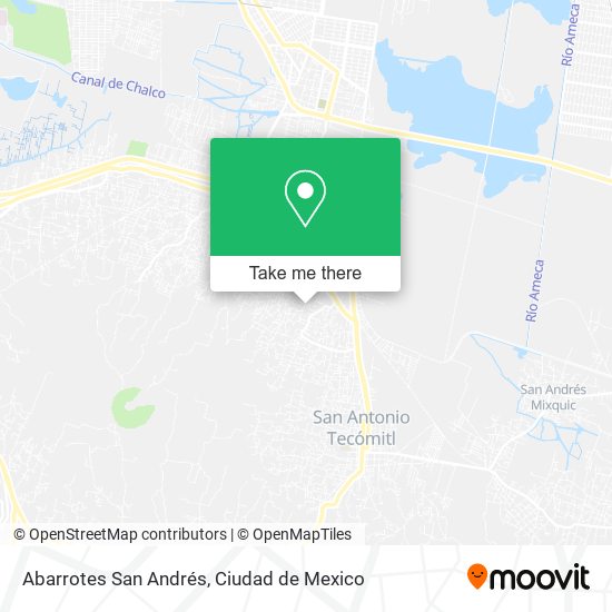 Abarrotes San Andrés map