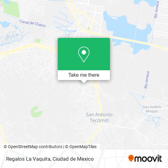 Regalos La Vaquita map