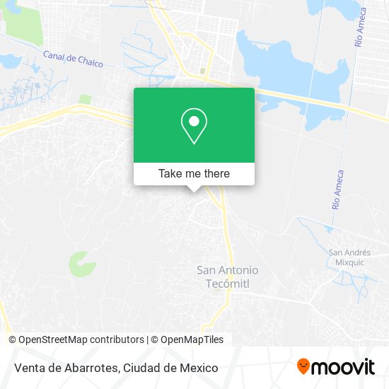 Venta de Abarrotes map