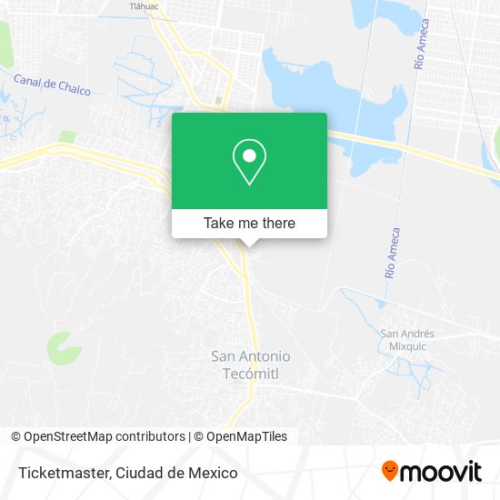 Ticketmaster map