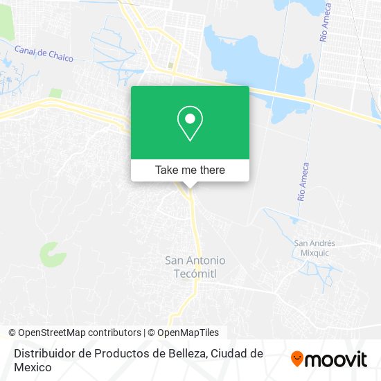 Distribuidor de Productos de Belleza map