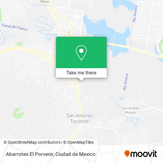 Abarrotes El Porvenir map