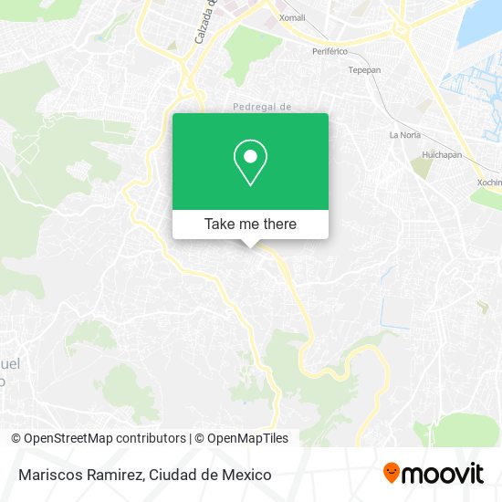 Mapa de Mariscos Ramirez