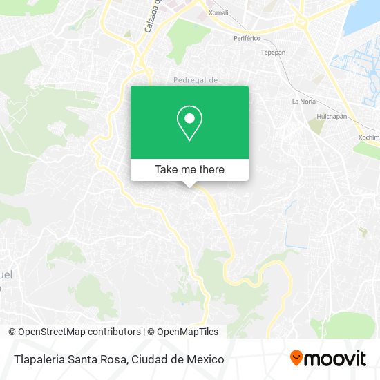 Mapa de Tlapaleria Santa Rosa