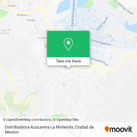 Mapa de Distribuidora Azucarera La Molienda