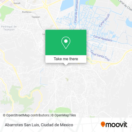 Abarrotes San Luis map