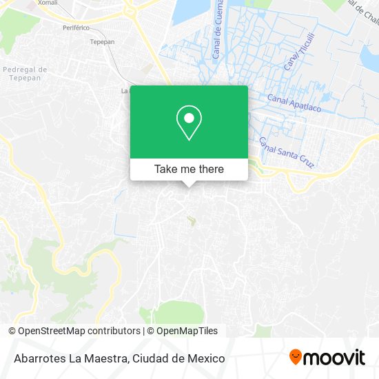 Abarrotes La Maestra map