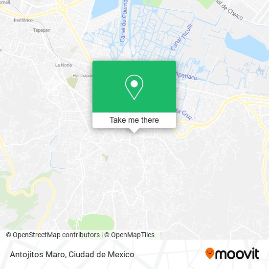 Antojitos Maro map