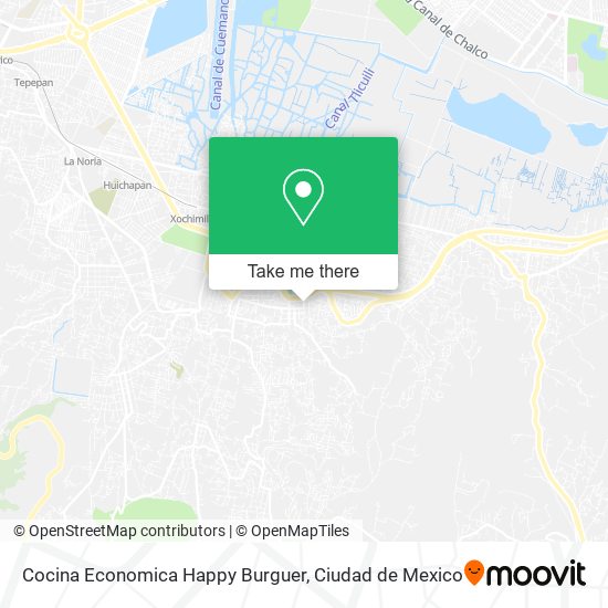 Cocina Economica Happy Burguer map