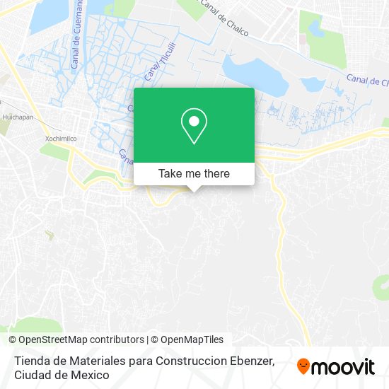 Tienda de Materiales para Construccion Ebenzer map