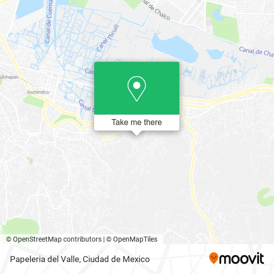 Mapa de Papeleria del Valle