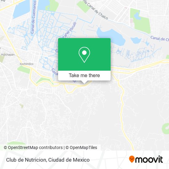 Club de Nutricion map