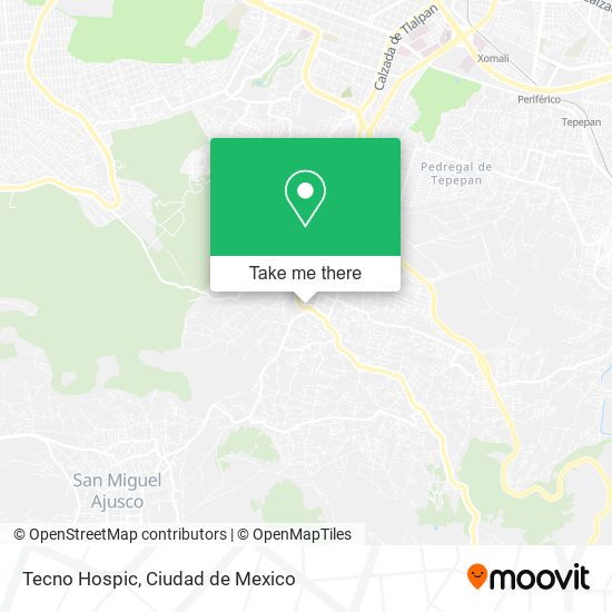 Tecno Hospic map