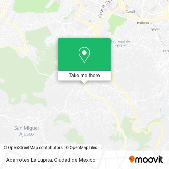 Abarrotes La Lupita map