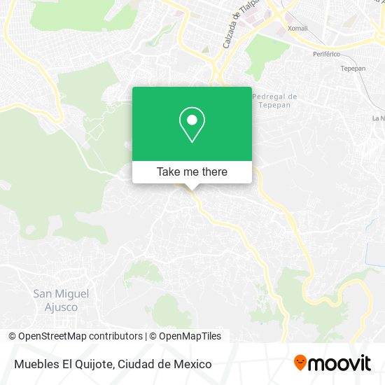 Mapa de Muebles El Quijote