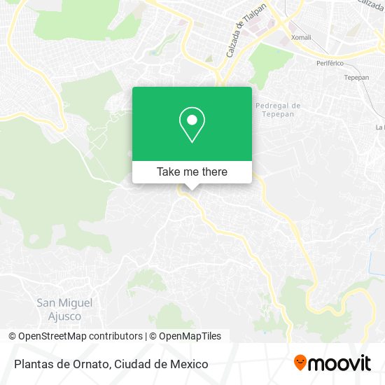 Plantas de Ornato map