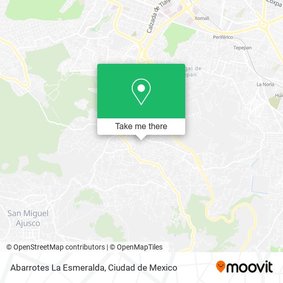 Abarrotes La Esmeralda map