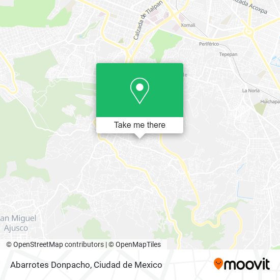 Abarrotes Donpacho map