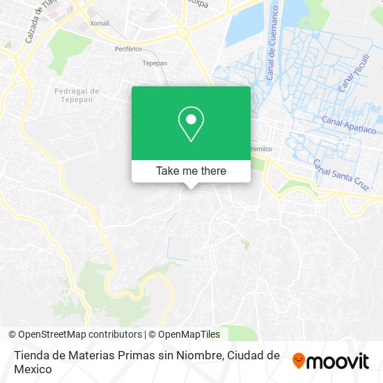 Tienda de Materias Primas sin Niombre map