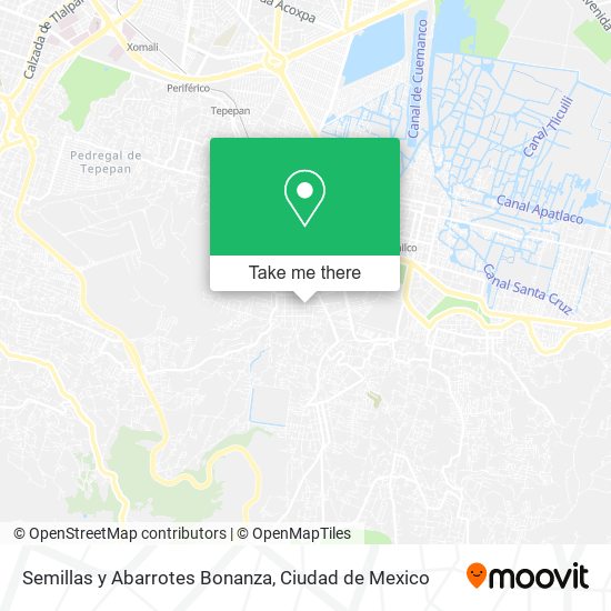 Semillas y Abarrotes Bonanza map