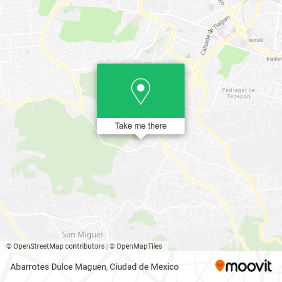 Abarrotes Dulce Maguen map