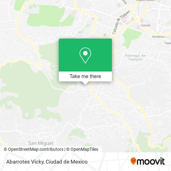 Abarrotes Vicky map