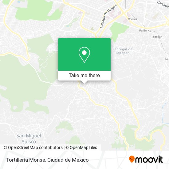 Tortillería Monse map