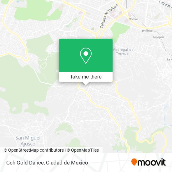 Cch Gold Dance map