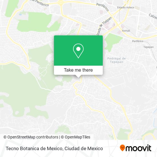 Tecno Botanica de Mexico map