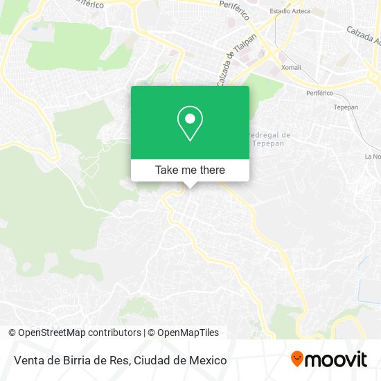 Venta de Birria de Res map