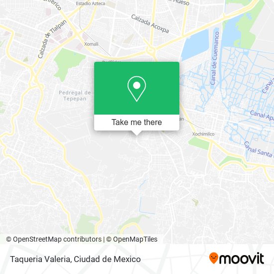 Taqueria Valeria map