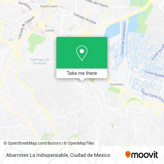 Abarrotes La Indispensable map