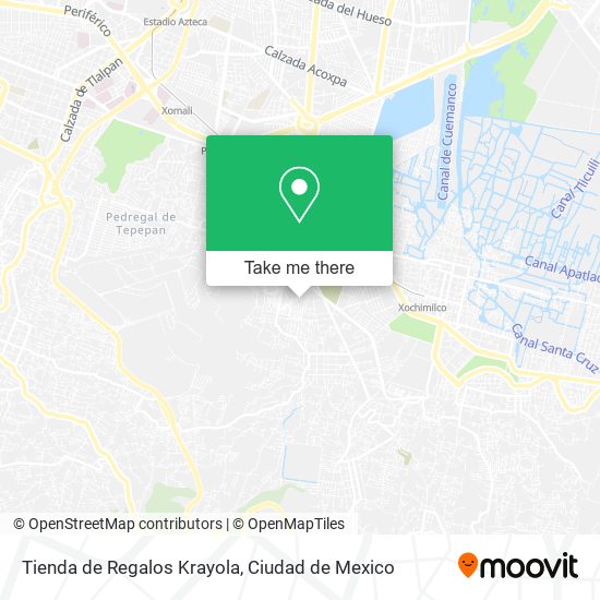 Tienda de Regalos Krayola map