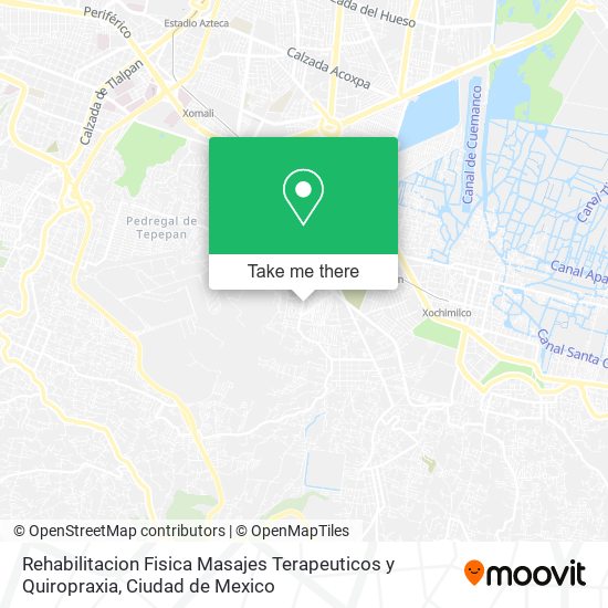 Rehabilitacion Fisica Masajes Terapeuticos y Quiropraxia map