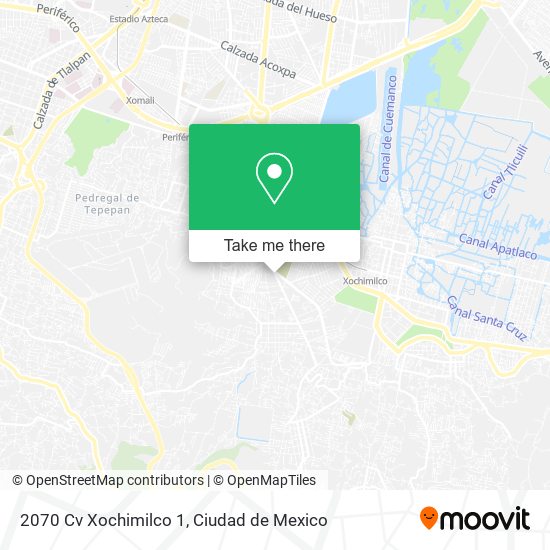 2070 Cv Xochimilco 1 map