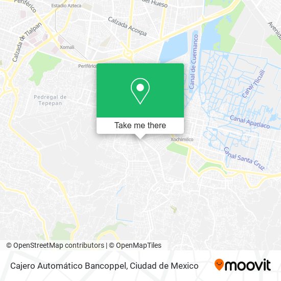 Cajero Automático Bancoppel map