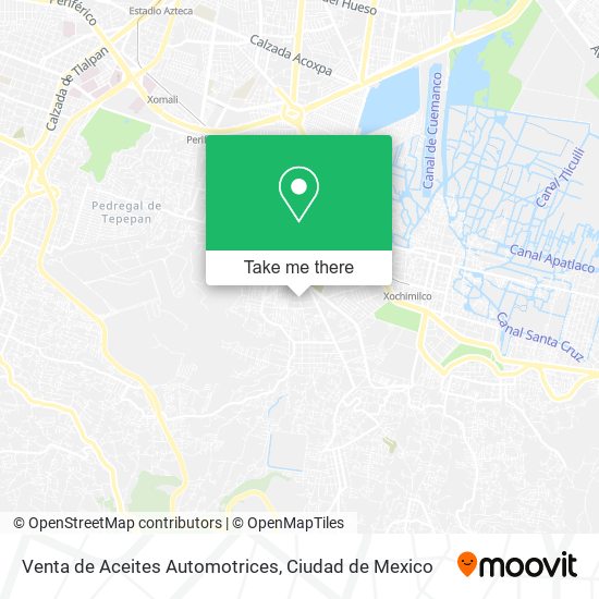 Venta de Aceites Automotrices map