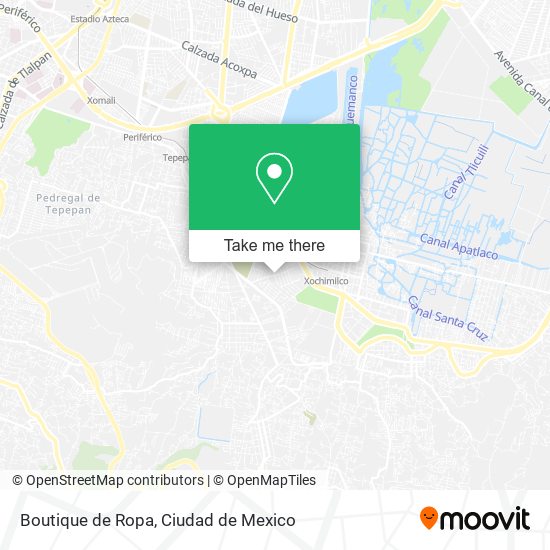 Mapa de Boutique de Ropa