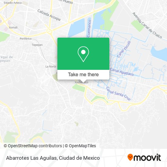 Abarrotes Las Aguilas map