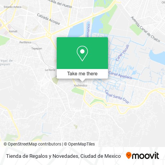 Mapa de Tienda de Regalos y Novedades