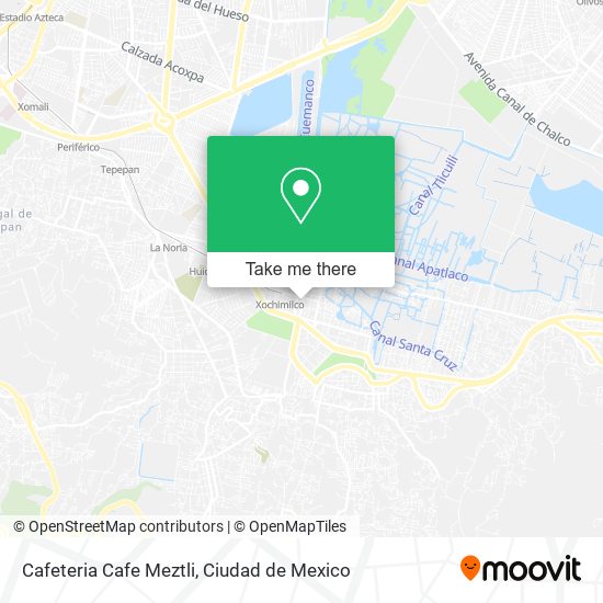 Mapa de Cafeteria Cafe Meztli