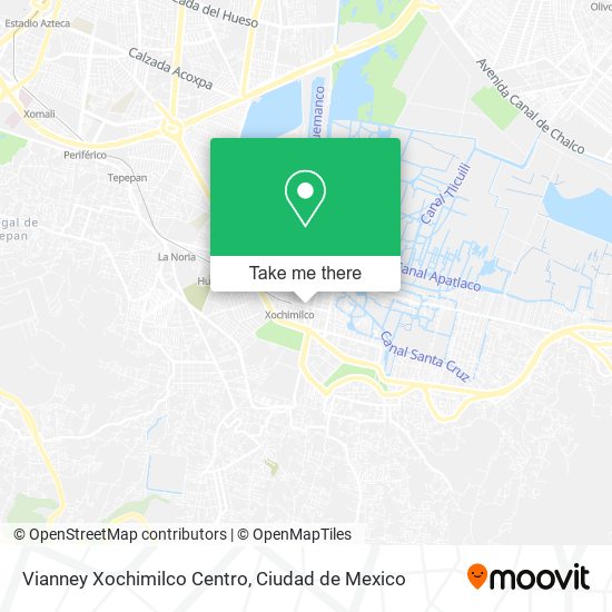 Vianney Xochimilco Centro map