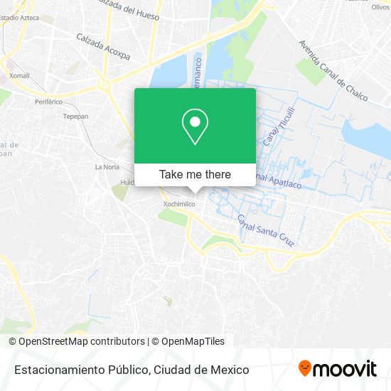 Estacionamiento Público map