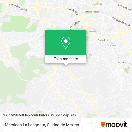 Marsicos La Langosta map