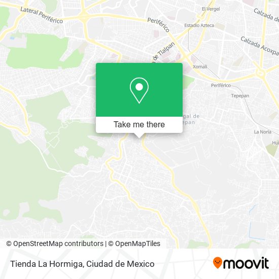 Tienda La Hormiga map