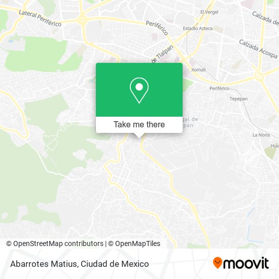 Abarrotes Matius map