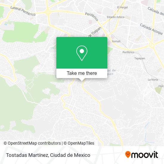 Mapa de Tostadas Martínez